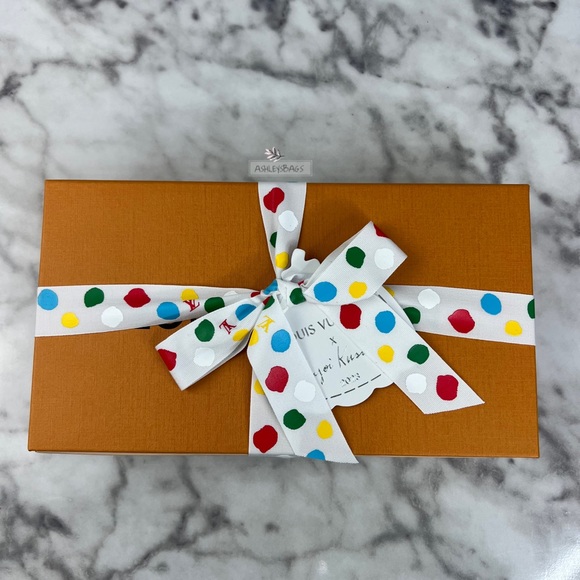 Louis Vuitton x Yayoi Kusama Zippy Wallet Epi Leather In Jaune Noir - Picture 3 of 16